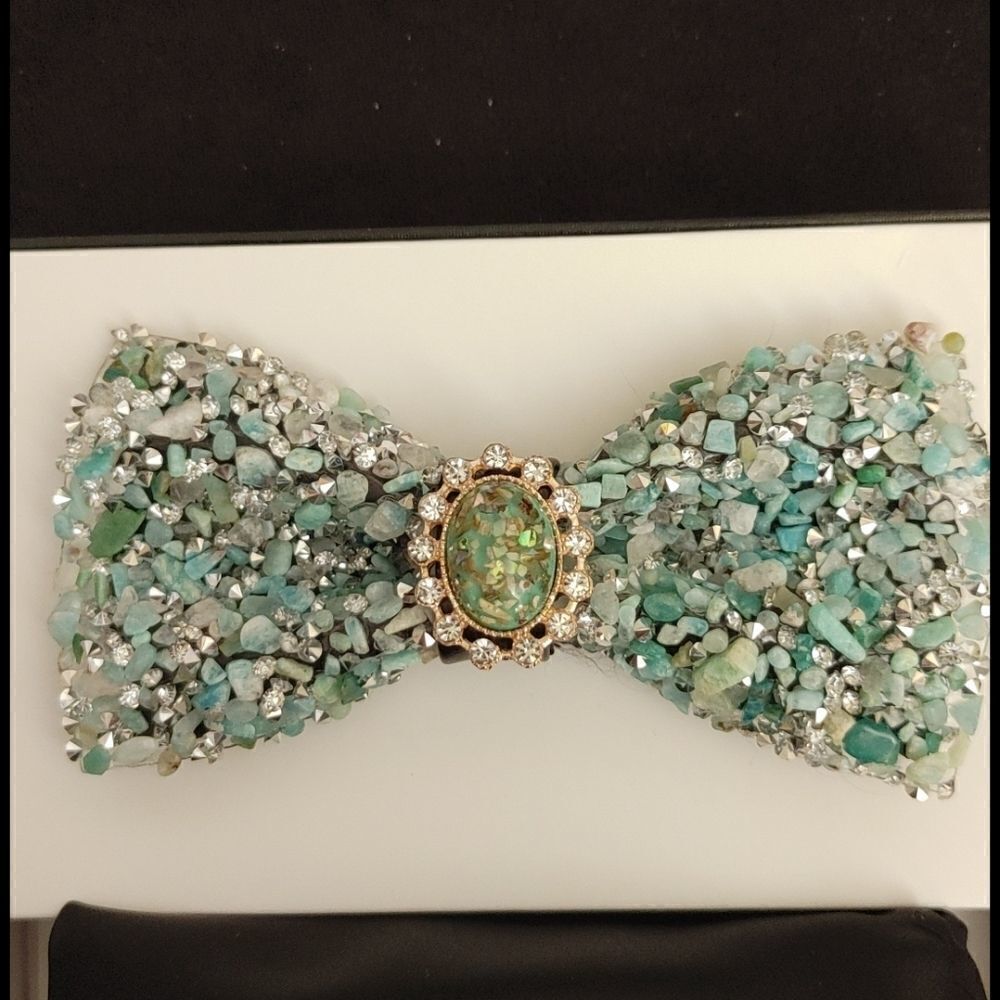 COPY - MEN'S E J SAMUEL BLING BLING CRYSTAL BOWTIE SET.